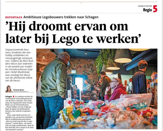 Wat een Eer: Schager Courant Rapporteert Over de Beurs!